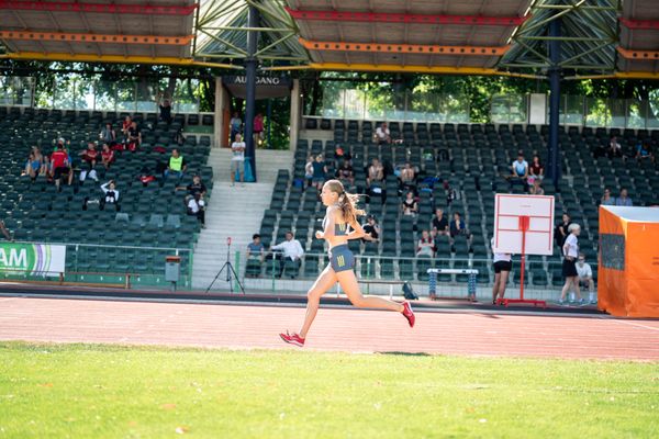 Sophie Hinrichs (VfL Loeningen) am 02.07.2022 waehrend den NLV+BLV Leichtathletik-Landesmeisterschaften im Jahnstadion in Goettingen (Tag 1)